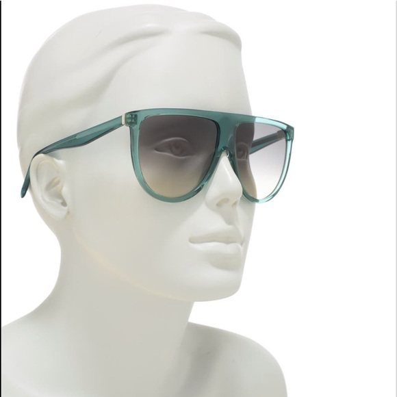 CELINE 62mm Grey Acetate FlatTop Sunglasses w/
Luxe Case+Cloth—NEW—Box Sold Sep. - Picture 2 of 16